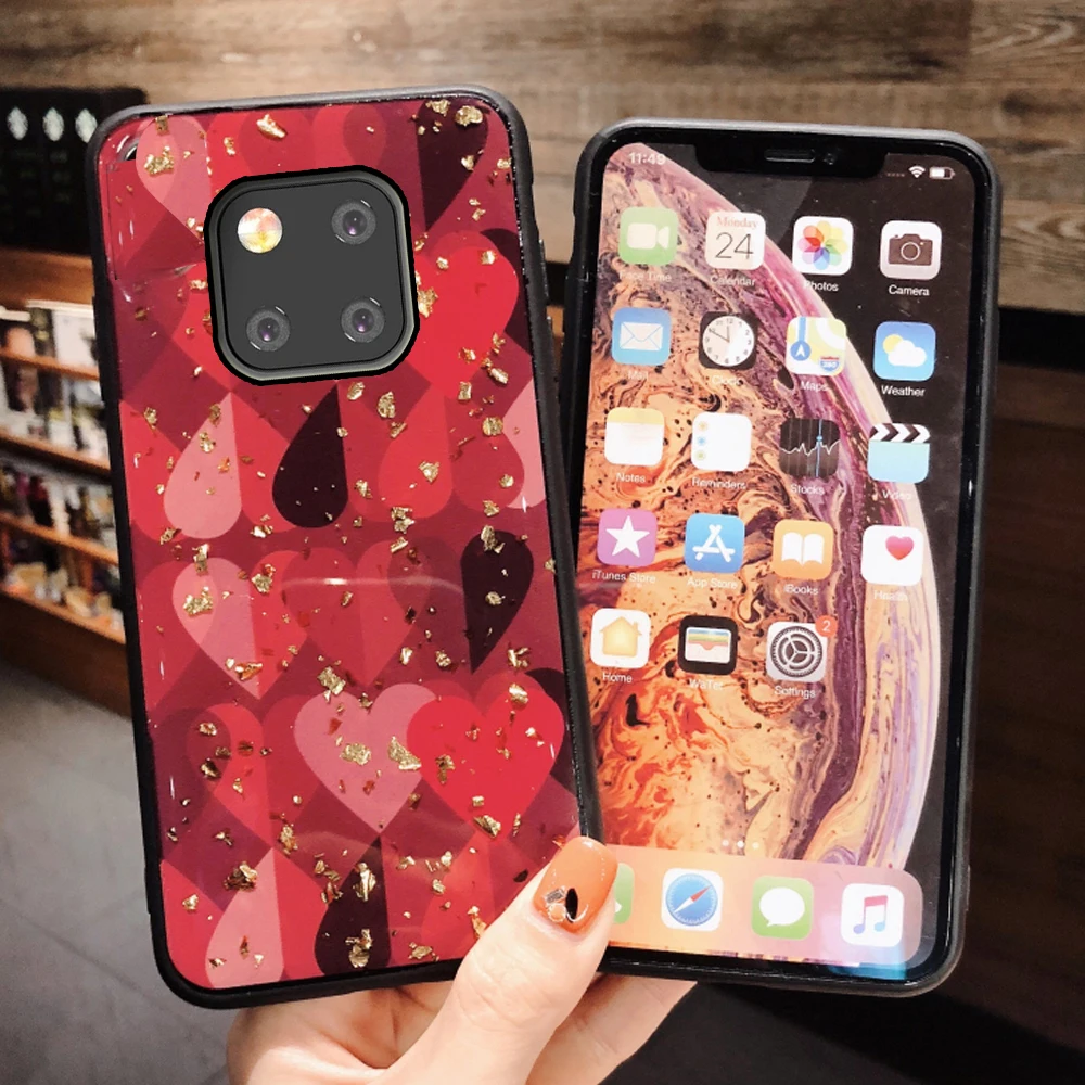 Мягкий блестящий чехол на заднюю панель телефона, чехол, чехол для huawei mate 20 lite pro mate20 20 lite 20pro силиконовый защитный чехол