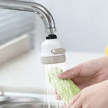 

Moveable Kitchen Tap Head 360 Degree Rotatable Faucet Water Saving Filter Sprayer Lightweight Home Accessories