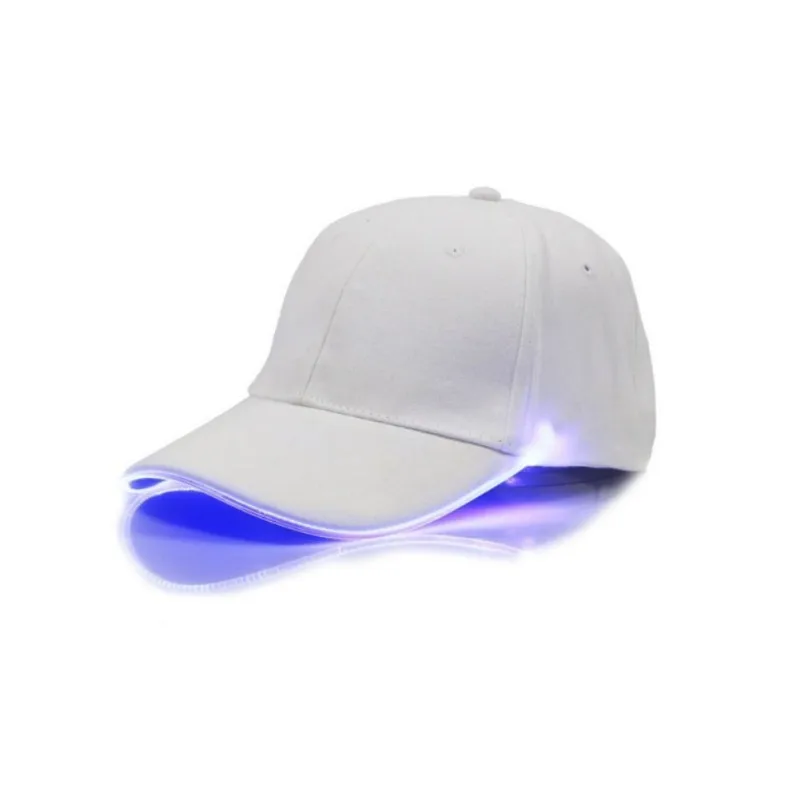 Крутой светодиодный бейсболки с подсветкой, светящиеся регулируемые кепки, идеально подходят для вечерние хип-хоп бега и многое другое - Цвет: W3