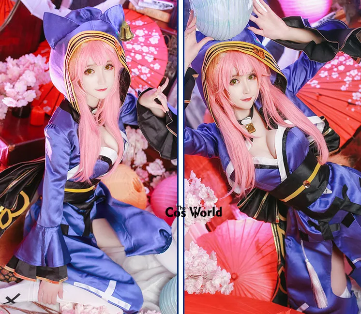 FGO Fate Grand Order ЛОЯЛЬНЫЕ собаки tamamo no Mae толстовка с капюшоном штаны униформа наряд аниме костюмы для косплея