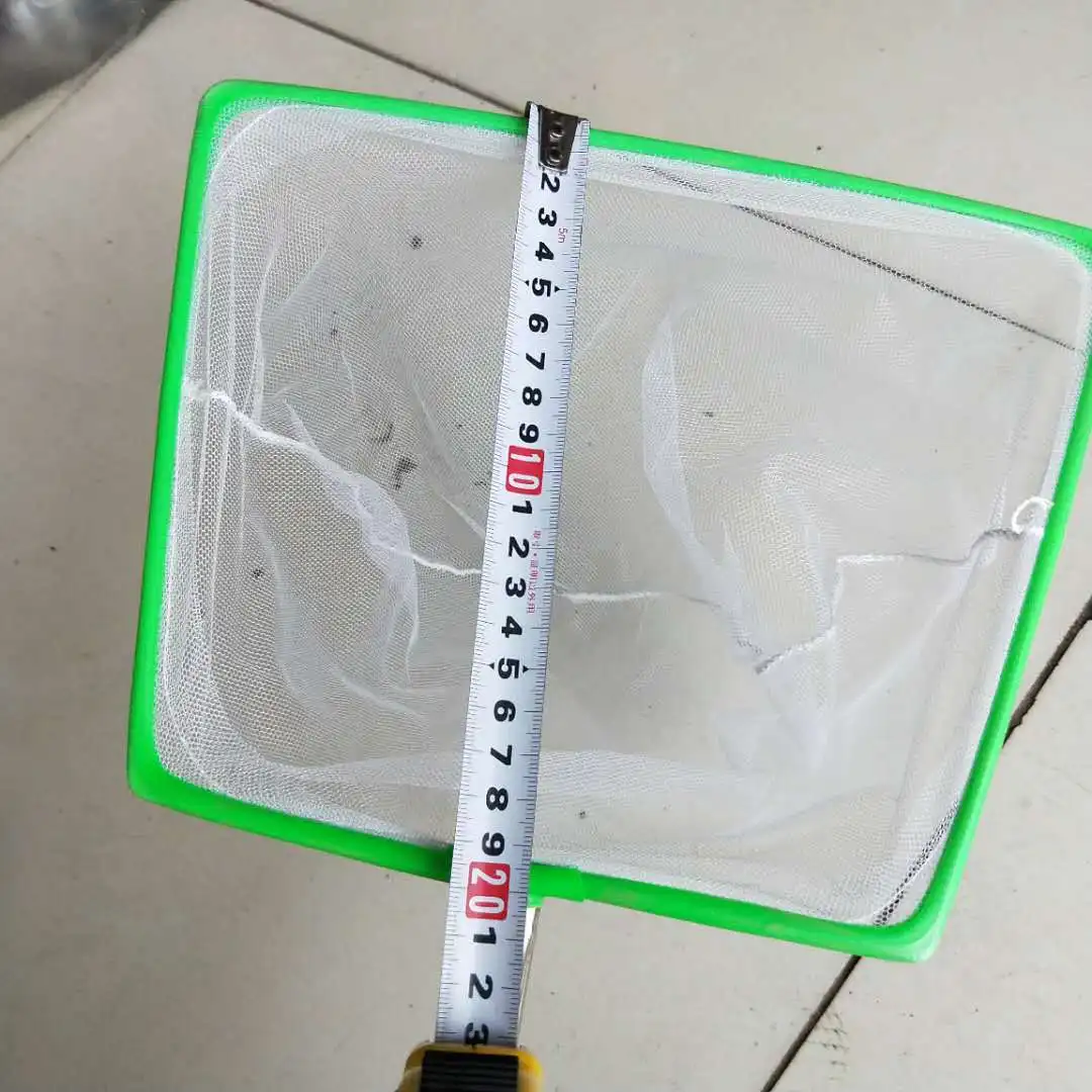 

Square Head Stainless Steel Two Sections Dip Net Goldfish Dip Net Fish-catching Net Sub-Aquarium Fish Catching Dip Net CHILDREN'