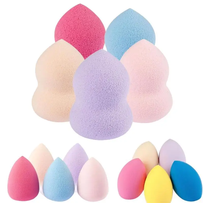 

5pcs Makeup Foundation Sponge Cosmetic Puff Powder Make Up Blender Facial Cosmetic Sponge Make up Tools