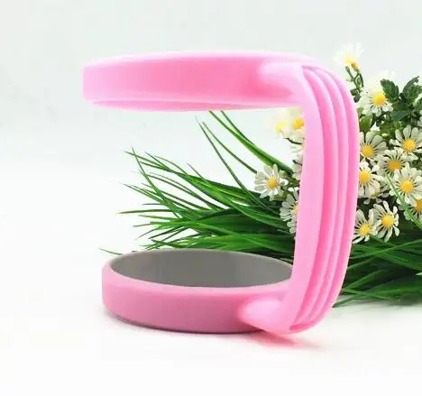 25pcs 8color New Hot Cups Holder Plastic Cup two ring handle 30oz umbler Handle Fit for Cup Mugs 30oz two ring handle - Цвет: Фиолетовый