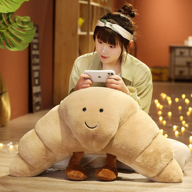 3D Bread Pillow Creative Simulation Plush Toy Realistic Dessert Food Donut  Croissant Cream Bread Cushion Body Pillow Anime - AliExpress