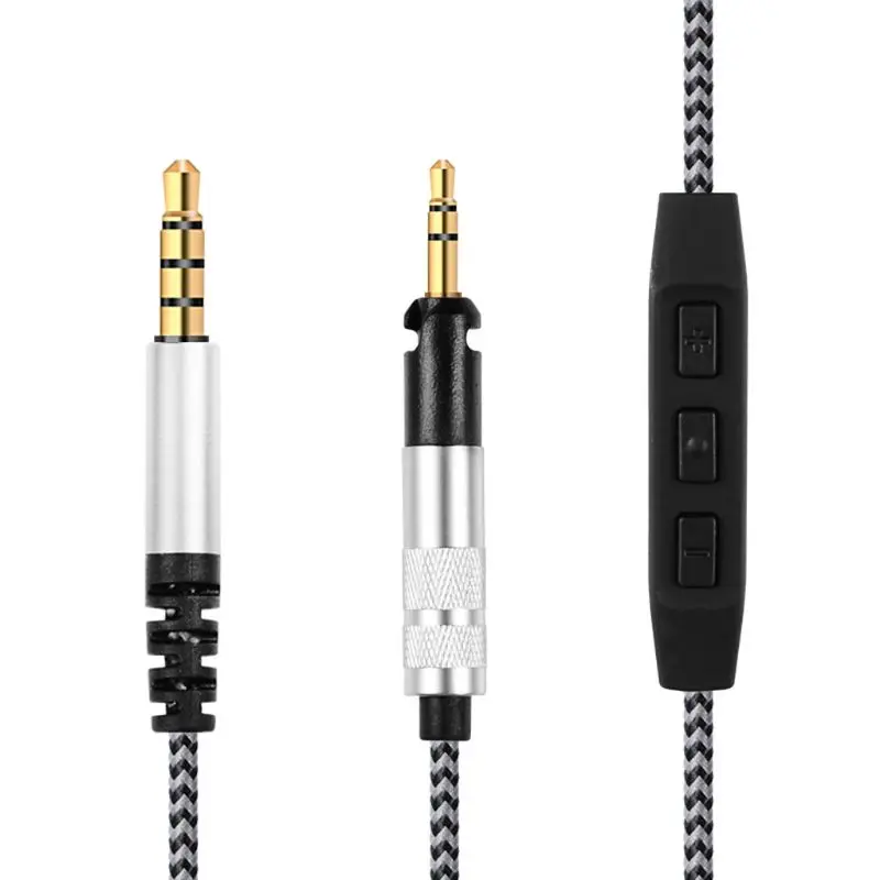 Замена 1,4 M/1,8 M нейлоновый тканый кабель для наушников HD598 HD558 HD518 HD595