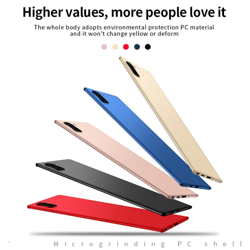 TeppKa для samsung galaxy Note 10 plus 5G Note10 + S10 Plus S10e чехол телефона ультра тонкий жесткий PC