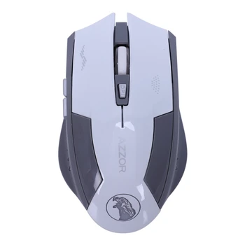 

AZZOR Wireless 6D Rechargeable 2400DPI 6 Buttons Optical Pro Gaming Mouse For PC