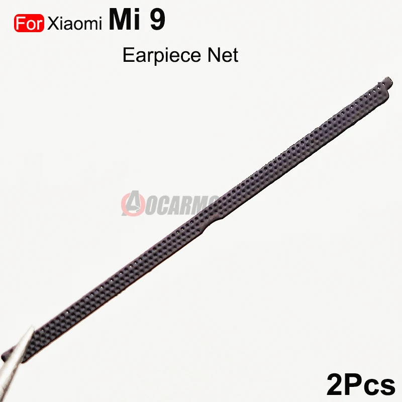 Aocarmo 2Pcs/Lot For Xiaomi Mi 9 Mi9 New Anti Dust Mesh Ear Speaker Anti Dust Earpiece Net