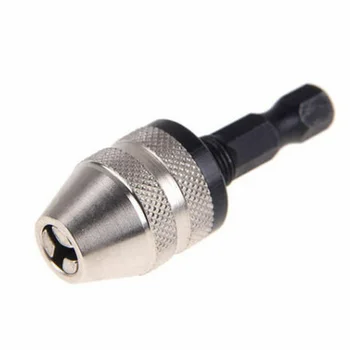 

Home Drill Chuck Workshop 2pcs 1/4\\\" hex shank Keyless Adapter Quick Change