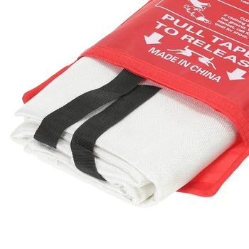 

1.8M x 1.8M Fire Blanket Fiberglass Fire Flame Retardant Emergency Survival Fire Shelter Safety Cover Fire Emergency Blanket