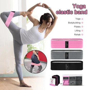 

3pcs Resistance Loop Bands Training Pull Rope Yoga Exercise Booty Bands Anti-Slip Shape Body Home Gym Workout Sport Hip Training