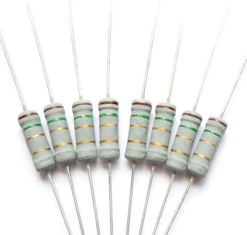 1w 1 1.2 1.5 1.8 2 2.2 2.4 2.7 3 3.3 3.6 3.9 4.3 4.7 5.1 5.6 6.2 6.8 7.5 ohm Resistance Metal Oxide Film Resistors metal film resistor metal film resistors