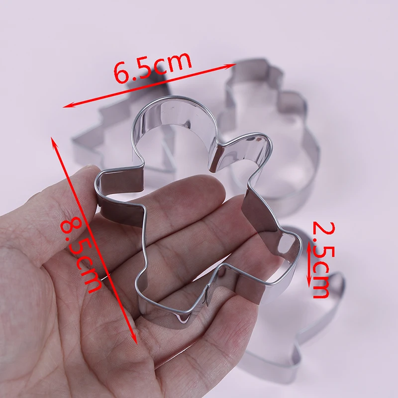 Christmas Theme Snowman/Gloves/Christmas Tree/Gingerbread Man/Boots Cookie Cutter Candy Biscuit Metal Cutters Mould Cooking Tool