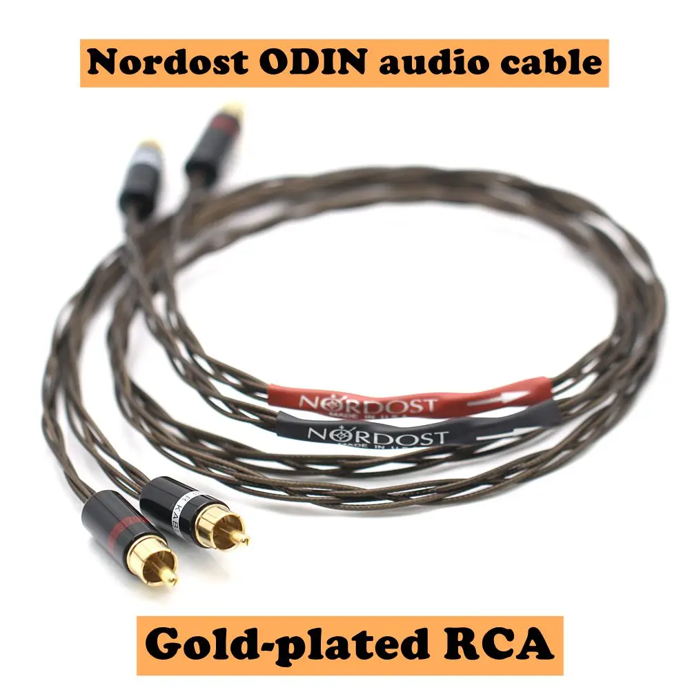 Nordost Odin Hifi Double Lotus Rca Head Signal Line Occ Placcato Argento Febbre Amplificatore Cd Amplificatore Cavo Audio