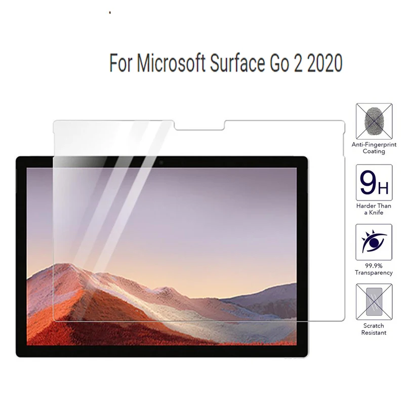 

Tempered Glass Screen Protector For Microsoft Surface GO 2 2020 10.5 inch Tablet Laptop HD Protective Film Glass for Surface Go2