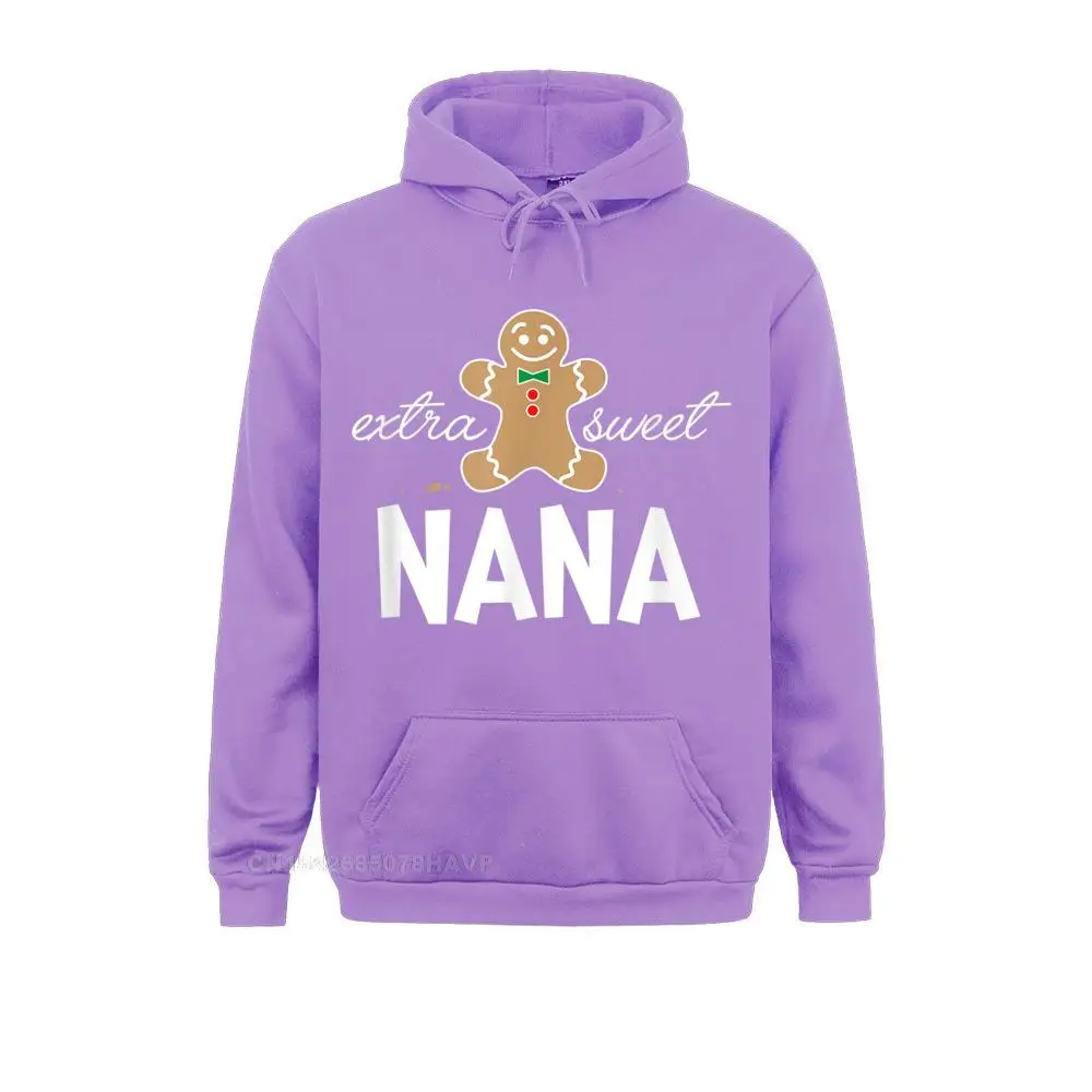Hoodies Extra Sweet Nana T-Shirt_ Cute Christmas Gingerbread Gift__A10494 Summer/Autumn Long Sleeve  Mens Sweatshirts Normal Hoods Rife Extra Sweet Nana T-Shirt_ Cute Christmas Gingerbread Gift__A10494purple