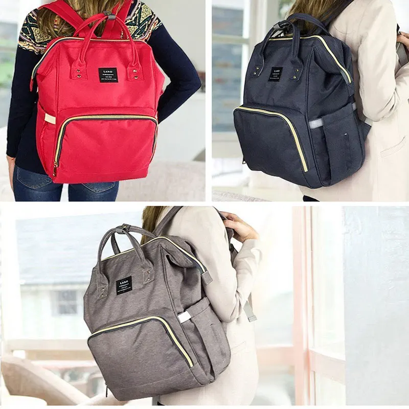 Upgrate Fashion Maternity Bag Mummy Nappy Bags Brand Large Capacity Baby Travel Backpack Design Nursing Diaper Care|baby care|baby bag travelbrand