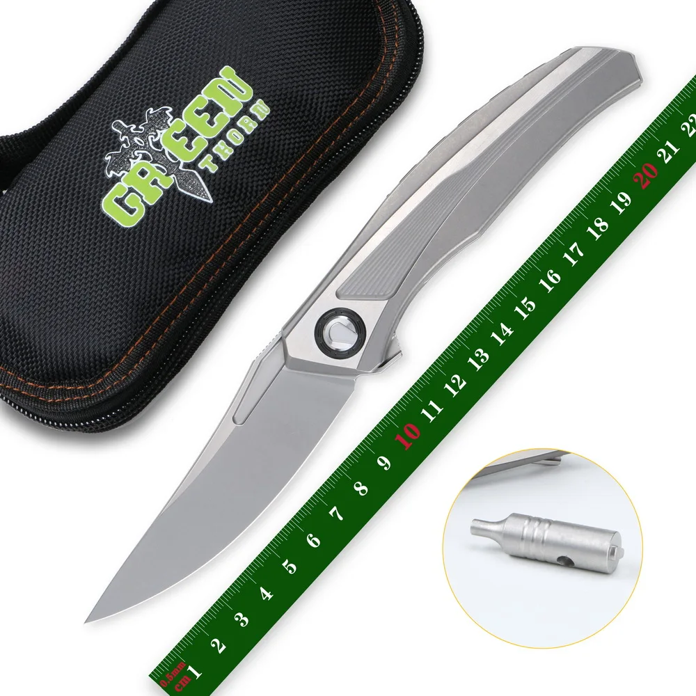 Квантовый складной нож GREEN THORN для повседневного использования лезвие S110V | Ножи -4000687837841