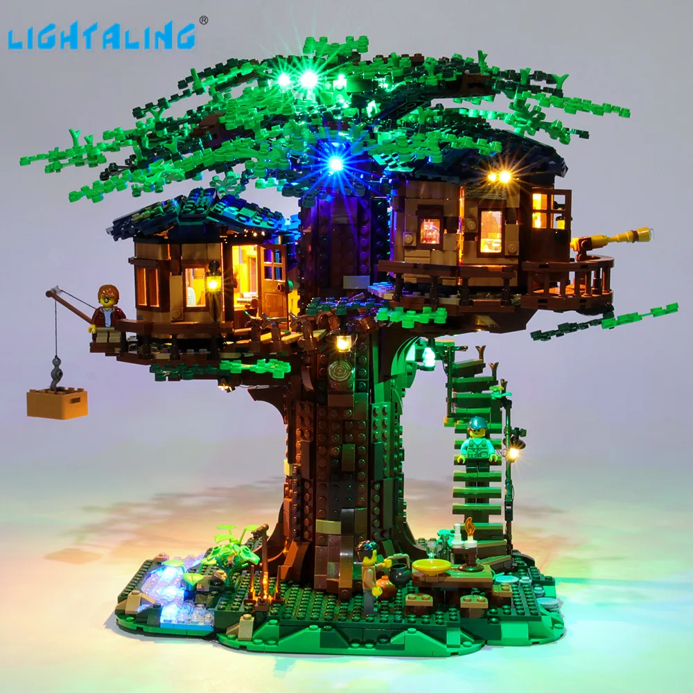 

Lightaling Led Light Kit For Ideas Series Tree House Toys Building Blocks Compatible With 21318 ( Lighting Set Only )