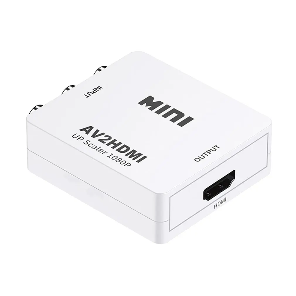 AV в HDMI Scaler адаптер HD видео композитный конвертер коробка AV в HDMI видео 1080P мини конвертер проектор