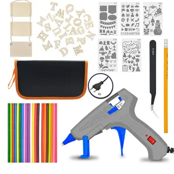 

EU/UK/US 30W Adjustable Temperature Electric Soldering Iron Welding Tool Kit Tweezers Glue Sticks Set for Home DIY Craft