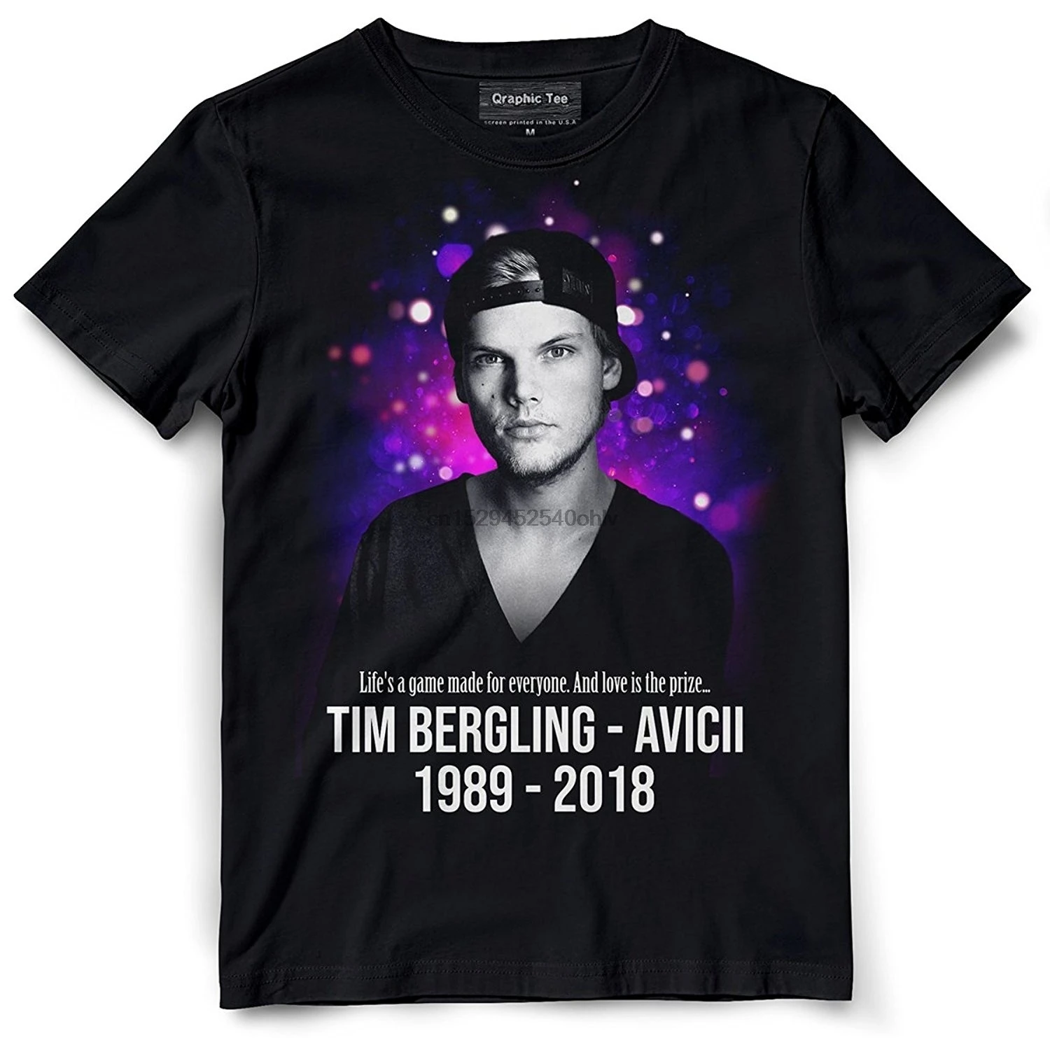 Футболка Avicii Tim Bergling | Мужская одежда