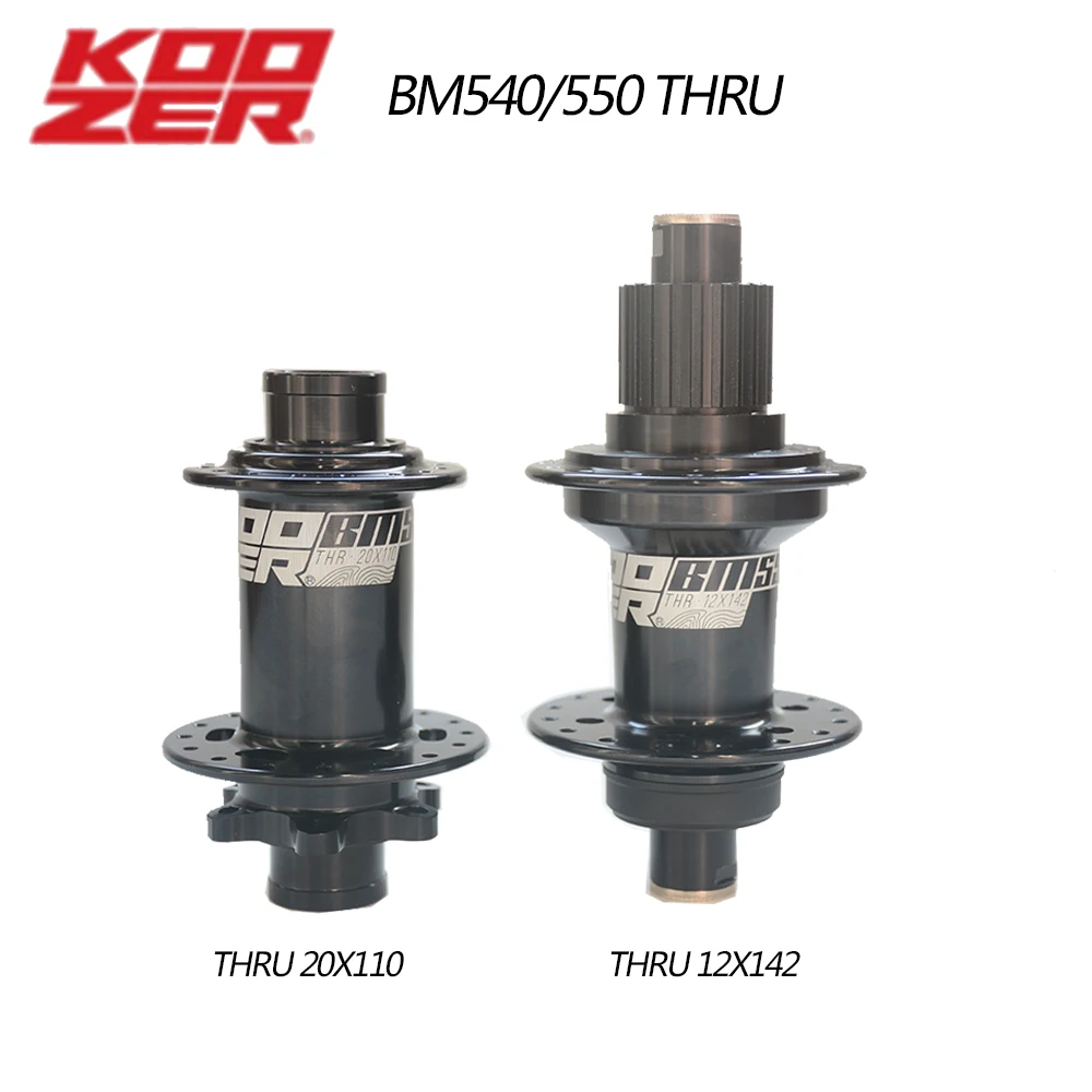 KOOZER велосипедная ступица BM540/550 FR/AM/DH горный велосипед концентраторы BOOST или через