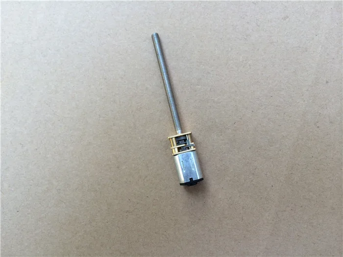M4 55 мм винт Резьба N20 DC мотор-редуктор для DIY Электронные дверные замки Робот Мотор 3 в 6 в 12 В