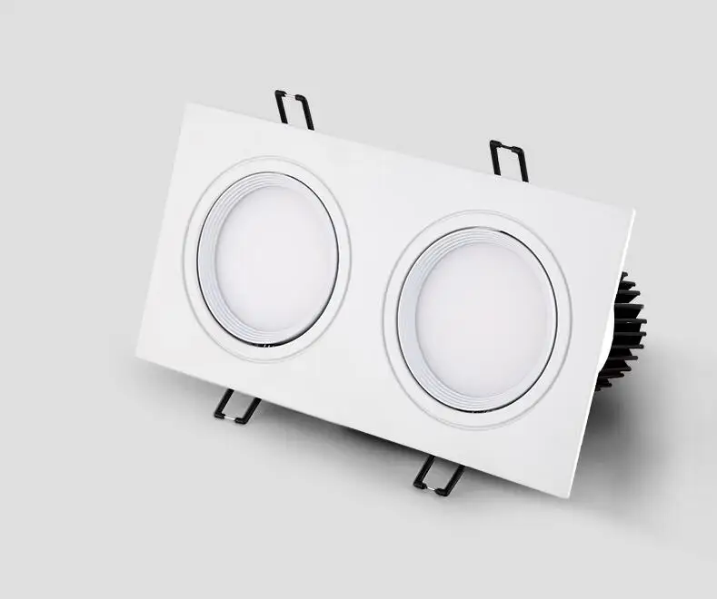 5 와트 7 와트 10 와트 20 와트 ac85-265V 천장 매립형 실내 조명 Led 통 광장 디 밍이 가능한 cob 스포트 라이트
