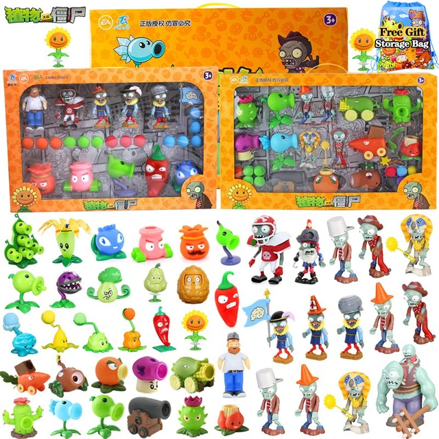 Genuine 12 Style Plants VS Zombies 2 Surprise Box Jar Set Toys Peashooter  SunFlower Pharaoh Zombie Game Figure Doll Model Toys - AliExpress