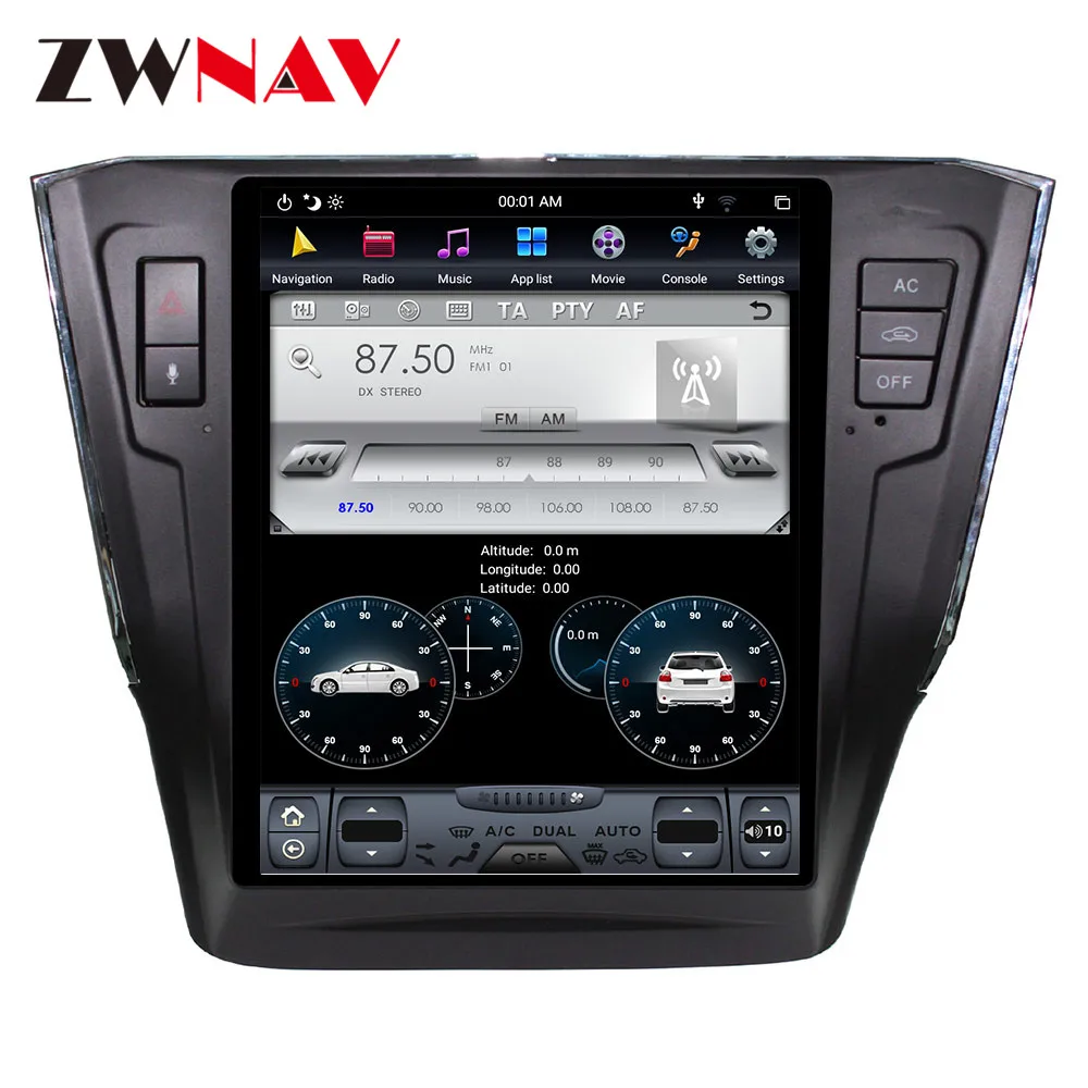 DSP Carplay вертикальный Тесла экран Android 9,0 автомобильный мультимедийный плеер для Volkswagen Passat7 GPS Радио Стерео головное устройство