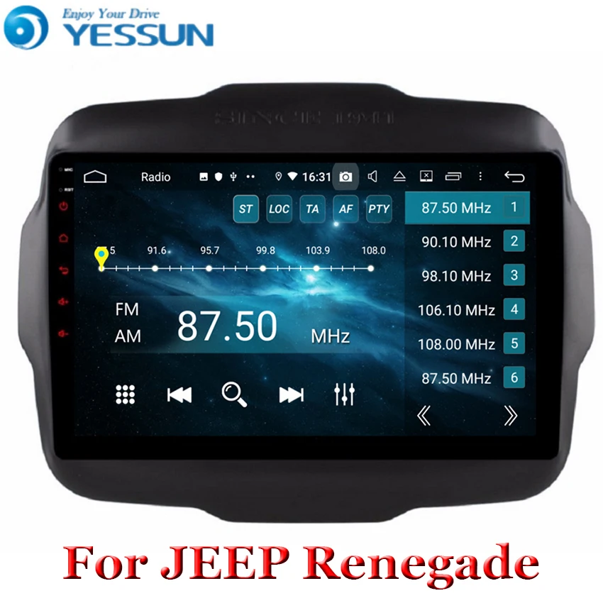 Android 9 Восьмиядерный автомобильный dvd для JEEP Renegade радио 2016 2017 мультимедийный GPS