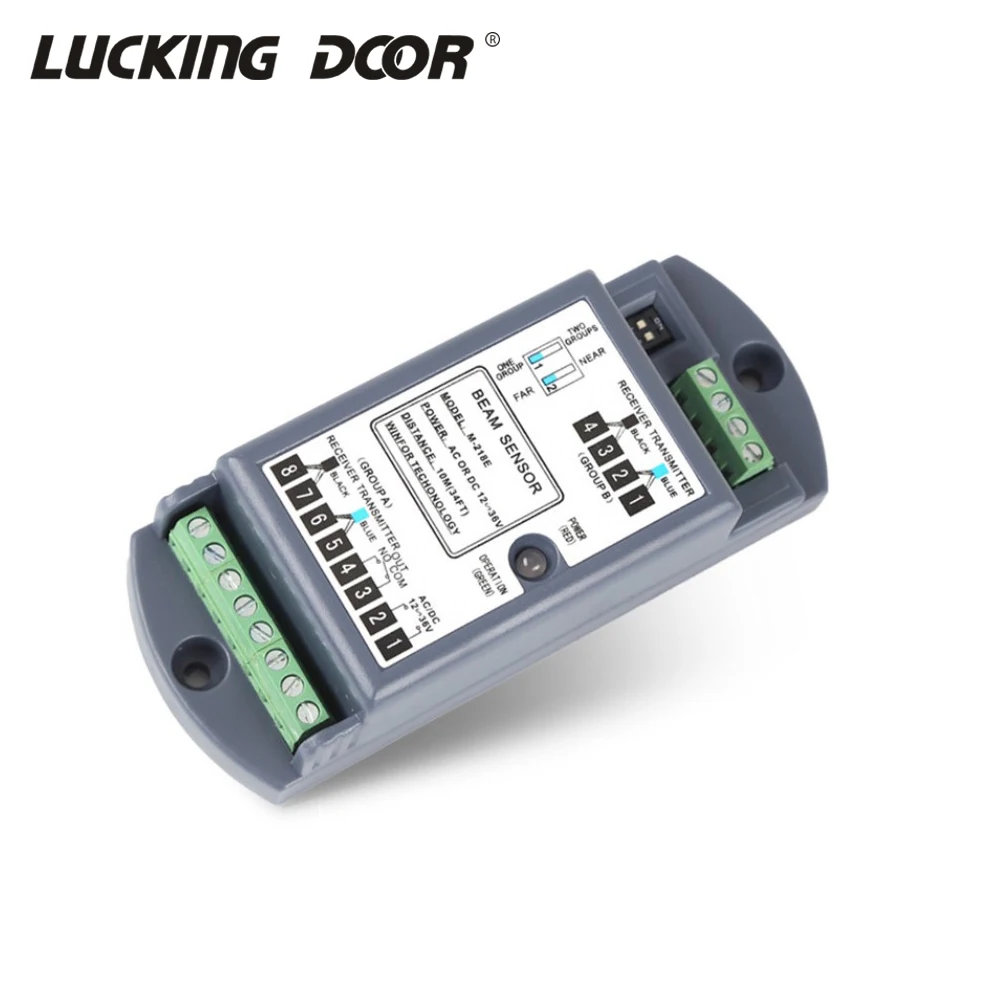 

Фотоэлектрический датчик луча 10 м 90 градусов Инфракрасный Электронный светильник безопасности автоматический датчик безопасности двери (один луч)