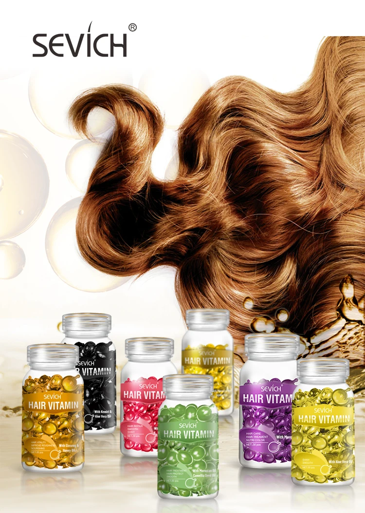 Description Picture 5 of itemSevich Hair Vitamin Keratin Complex Oil Capsule Set Hair Care Essential Oil For Dry Hair Nourishing Scalp Treatment