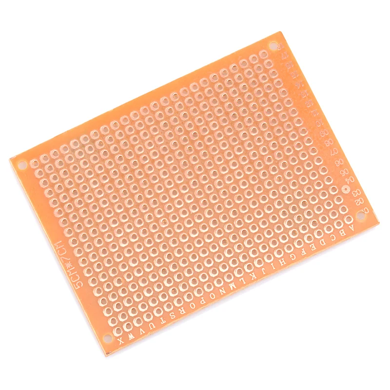 10 шт. 5*7 PCB 5x7 5 см 7 DIY Прототип бумаги универсальная доска желтый|Односторонняя PCB| |