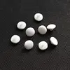 High-end satin cloth bag button wedding dress back button coat windbreaker button handmade diy accessories white 3