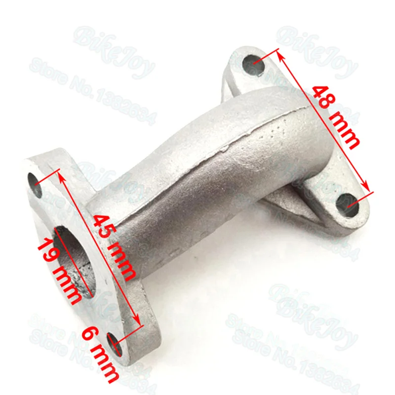 Впускной трубопровод для 50cc 70cc 90cc 110cc 125cc ATV Quad Taotao Kazuma Sunl Go Kart мотоцикла|pipe|pipe cutpipe