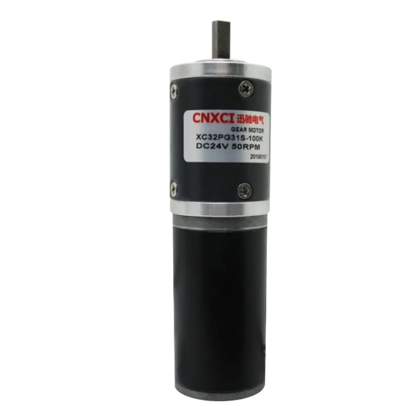 

31S Planetary Gear Motor 31S Brush 6mm Shaft DC 12V24V Large Torque 32PG31S 6rpm-1300rpm for DIY Model