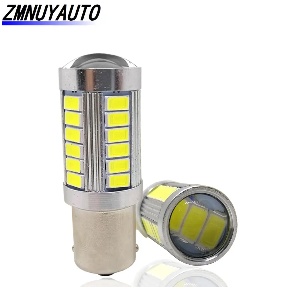 2x1156 BA15S P21W автомобильная светодиодная сигнальная лампа BAY15D P21/5W светодиодный T20 7443