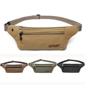 

Waist Fanny Pack Men Women Waist Belt Bags Purse Hip Pouch Travel Sport Bum Waterproof Oxford Shoulder Bag
