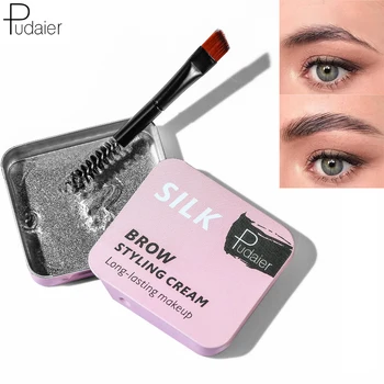 

Pudaier Eyebrow Setting Gel 3D Feather Brows Makeup Gel Kit Waterproof Eyebrow Tint Pomade Cosmetics Long Lasting