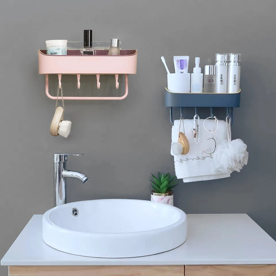 Bathroom Accessories Storage Shelf Towel Rack Organizer And Storage ...