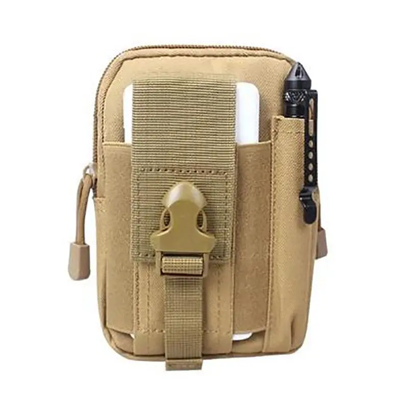 N Открытый Многофункциональный тактический Molle поясная сумка для мужчин камуфляж спортивные карманы Холст Дорожная сумка для мобильного телефона - Цвет: N