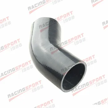 

3 ply 3.5" TO 3'' 45 DEGREE SILICONE HOSE COUPLER PIPE Red/BLUE/BLACK