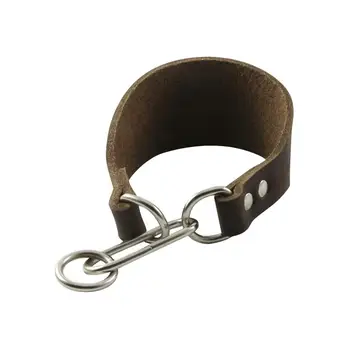 

1Pc Pet Collar Practical Cattlehide Durable Wide Collar Pet Ring Ornament for Whippet
