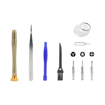 

JF-8168 9 in 1 Professional Screwdriver Repair Open Tool Kits Cell Phone Repair Tool Kits for iPhone Repair Tools
