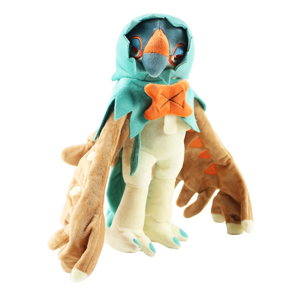 

30cm Anime Cartoon Decidueye Plush Toys Stuffed Flying Bird Animals Doll Birthday gifts for children