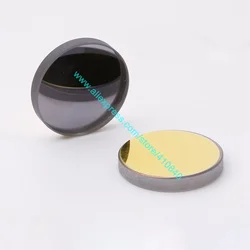 Miroir de réflexion laser CO2 K9, diamètre 20mm, 1 pièce, verre avec revêtement doré pour graveur laser, Machine de découpe 