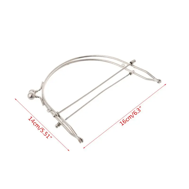 Round Metal Frame for Purse Handle Clutch Bag Handbag Accessories