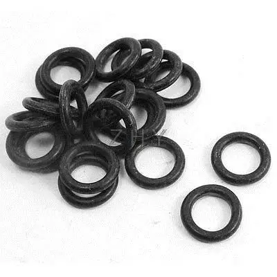 

20Pcs Mechanical Black Rubber Oil Seal O Rings 14.8x2.65mm Replacement